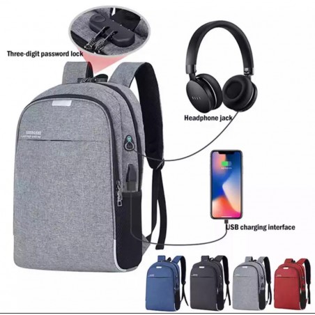 USB Smart Bag School Anti-Theft