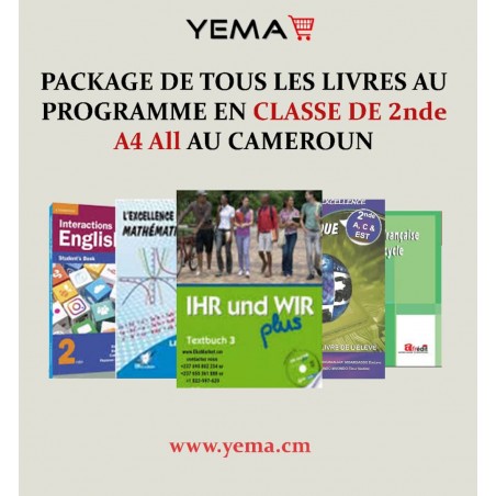 Package des manuels scolaires 2nde A4 ALL