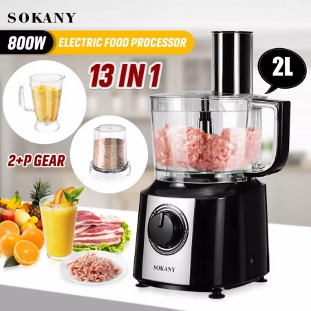 Mixeur d'aliments SOKANY 13in1 — machine multifonctions 13 en 1,
